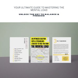 a digital download how to for the mental load and invisible labor for mothers.